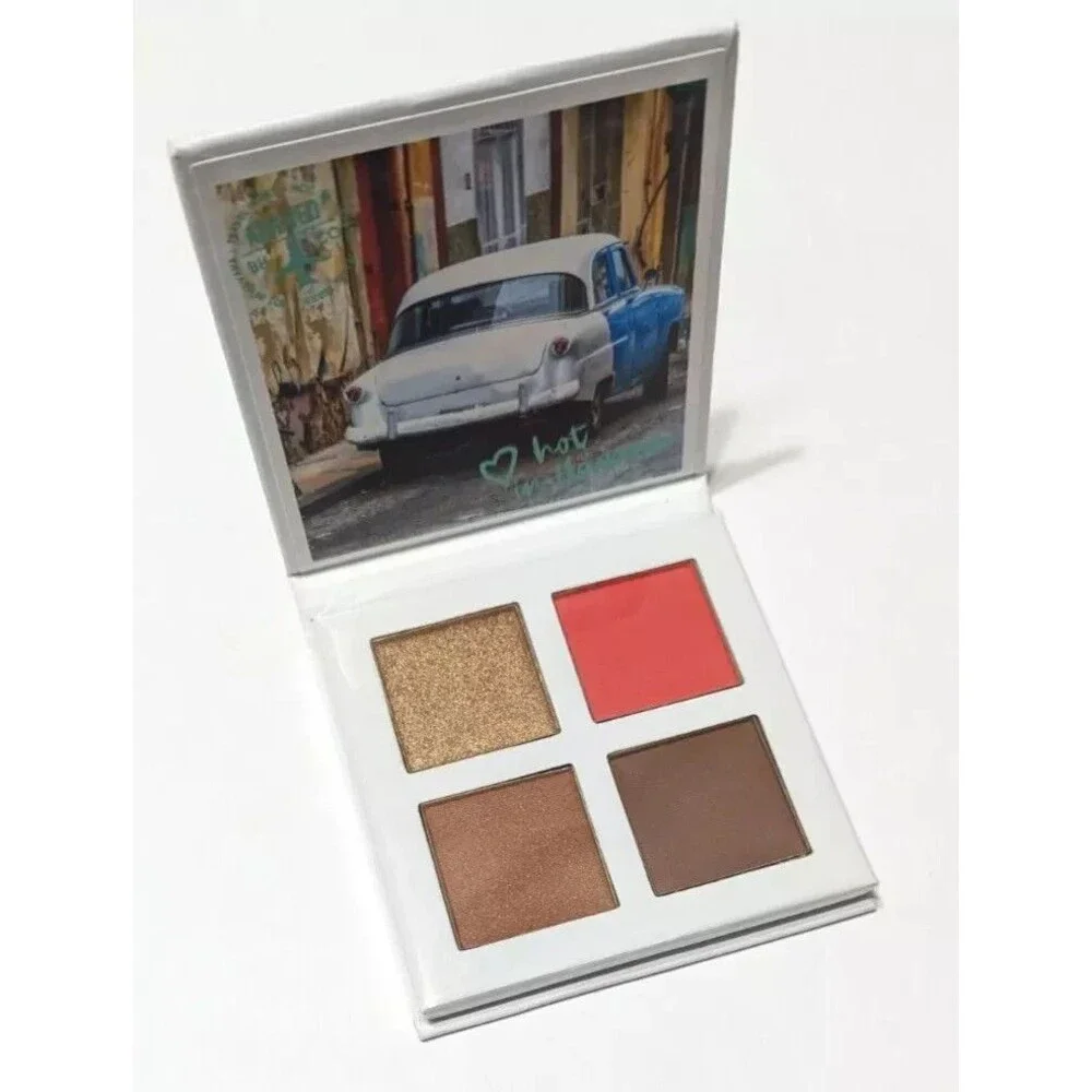 bh Cosmetics Blush Bronzer Face Quad Hot In Havana Travel Series Glow Contour